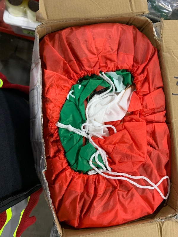 Photo 1 of 12FT Christmas Inflatables Train Decoration with Santa, Gingerbread Man, Reindeer, Lighted Blow Up Xmas Yard Decor with LED Lights, Holiday Outdoor Lawn Decorations for Garden, Party, Home