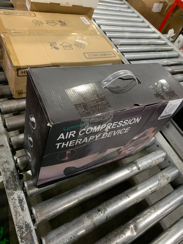 Photo 1 of lymneth Professional Air Compression Leg Massager for Circulation and Pain Relief, Cordless Full Leg Recovery Boots with Dual Controllers, Sequential Compression Therapy Machine - Pair, L