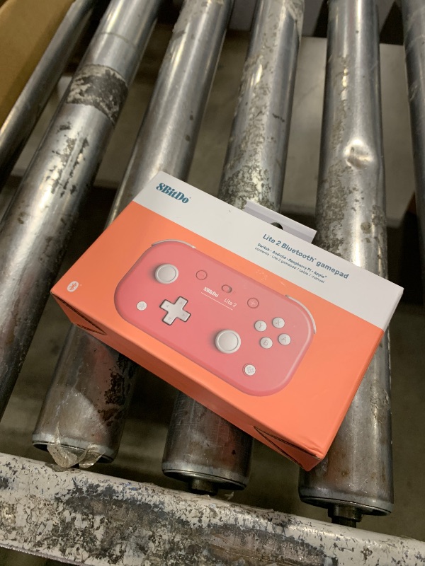 Photo 1 of 8Bitdo Lite 2 Bluetooth Controller with Motion Controls, Linear Motors Vibration, Joysticks, Triggers and D-pad, Wireless Gamepad for Switch/Switch 2, Android & Raspberry Pi (Pink)