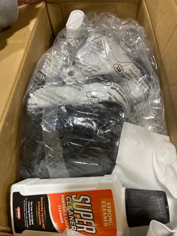 Photo 1 of Ailltopd Portable Carpet & Upholstery Cleaner Machine, 15Kpa Strong Suction Couch Cleaner Machine, Spot Cleaner for Carpet, Car, Pets, Stairs, Sofa, Couch Cleaner Machine, Self-Cleaning & 2 Brush