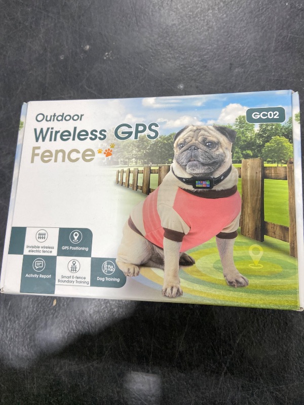 Photo 1 of GPS Wireless Dog Fence System - Electric Training Collar with Free App for Dogs (Black)