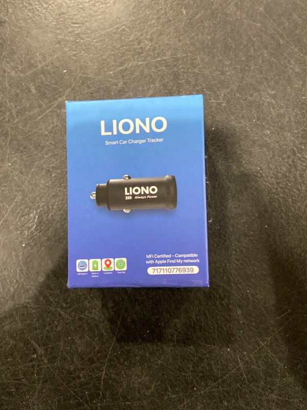 Photo 1 of LIONO Car GPS Tracker & Charger with Built-in Rechargeable Battery, GPS Tracker for Vehicles, Hidden Car Tracker for Anti-Theft & Parking Location, for Family& Fleets, No Monthly Fee, No SIM, iOS Only