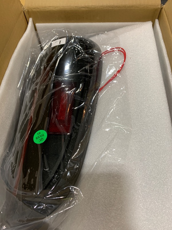 Photo 1 of Tail Lights Compatible with Ford F250 F350 F450 F550 Super Duty 2008-2016, LED Tube Rear Brake Lamp Taillights Assembly, Black Housing Smoked Lens