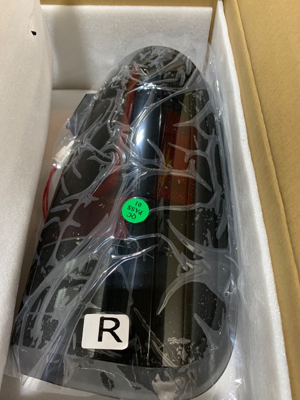 Photo 1 of Tail Lights Compatible with Ford F250 F350 F450 F550 Super Duty 2008-2016, LED Tube Rear Brake Lamp Taillights Assembly, Black Housing Smoked Lens