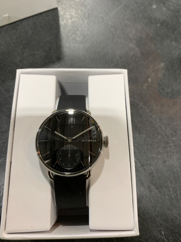 Photo 1 of WITHINGS ScanWatch 2 - Hybrid Smart Watch, Heart Rate Monitoring, Fitness Tracker, Cycle Tracker, Sleep Monitoring, GPS Tracker, 30-Day Battery Life, Android & Apple Compatible, HSA/FSA