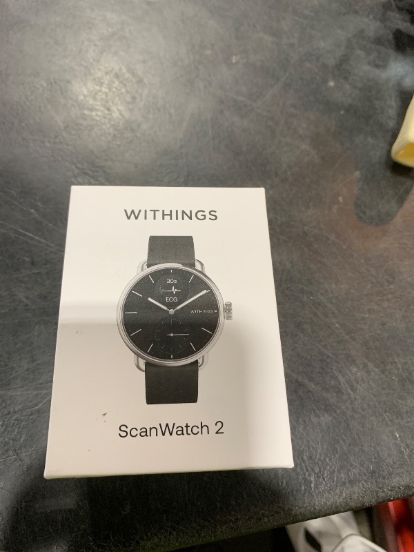 Photo 1 of WITHINGS ScanWatch 2 - Hybrid Smart Watch, Heart Rate Monitoring, Fitness Tracker, Cycle Tracker, Sleep Monitoring, GPS Tracker, 30-Day Battery Life, Android & Apple Compatible, HSA/FSA