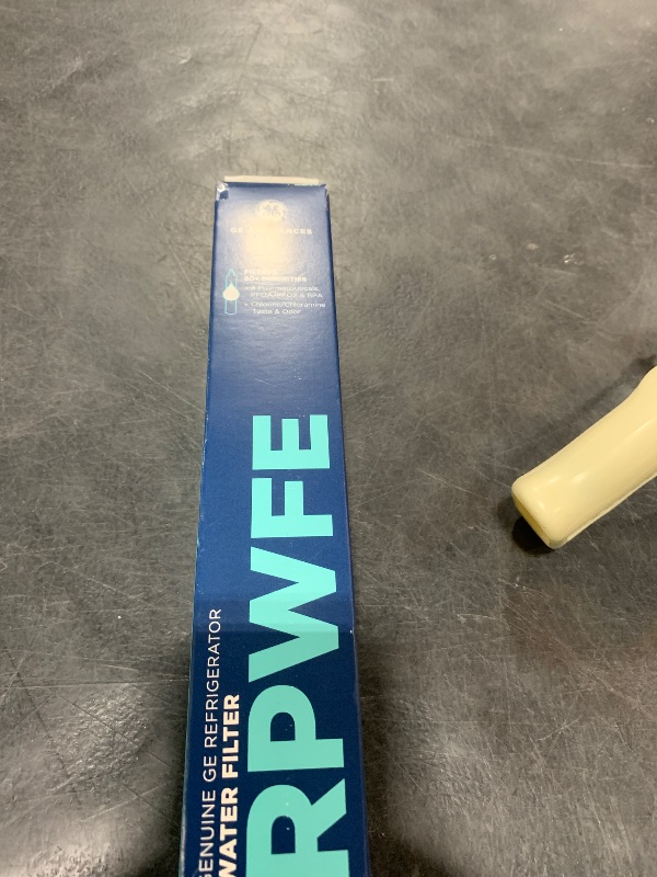 Photo 1 of GE RPWFE™ Refrigerator Water Filter, Genuine Replacement Filter, Certified to Reduce Lead, Microplastics, PFOA/PFOS, and 50+ Other Impurities, Compatible with GE Appliances Brands, Pack of 1