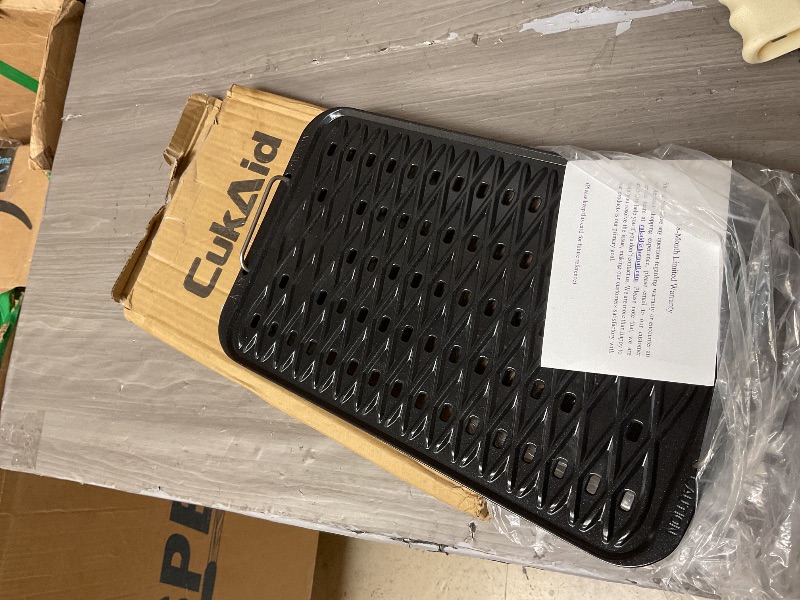 Photo 1 of Flat Top Griddle for Stovetop, Non-Stick Griddle Grill Pan, Stove Top Grill,14.96" x 8.66", Works with Power XL,Chefman, Carl Schmidt Sohn, Cusimax, Techwood Smokeless Grill,Aluminum,Dishwasher Safe