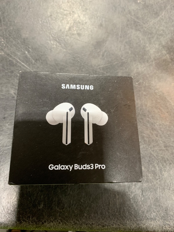 Photo 1 of Samsung Galaxy Buds 3 Pro AI True Wireless Bluetooth Earbuds, Noise Cancelling, Sound Optimization, Redesigned Comfort Fit, White [US Version, Amazon Exclusive, 2Yr Warranty]