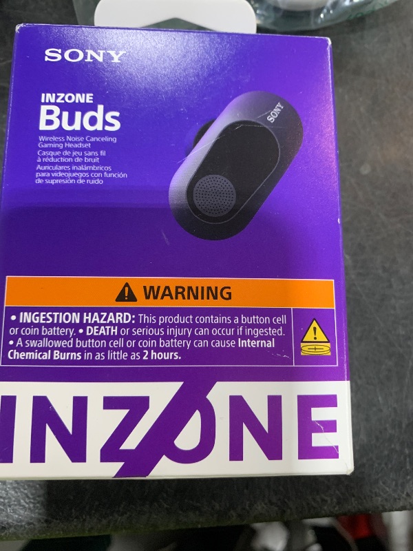 Photo 1 of Sony Inzone s Wireless Gaming Earbuds, Perfect for PlayStation® 5, for PC/PS5/Switch/Mobile, 48Hr Battery with Case, Noise Canceling, 360 Spatial Sound, 2.4GHz USB-C Dongle, WF-G700N Black