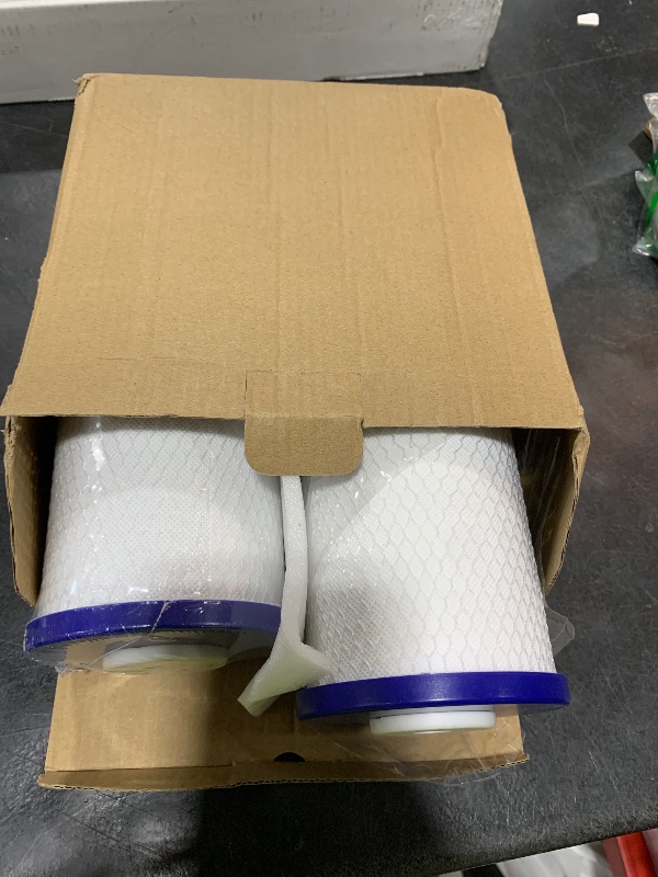 Photo 1 of 0.5 Micron Carbon Block Drinking Water Filter Replacement Cartridge Compatible with Frescapure RP-3500 3500 WF0451 RC-30-FP Water Filter Systems, 1000 GPD Life Span, 2 Pack