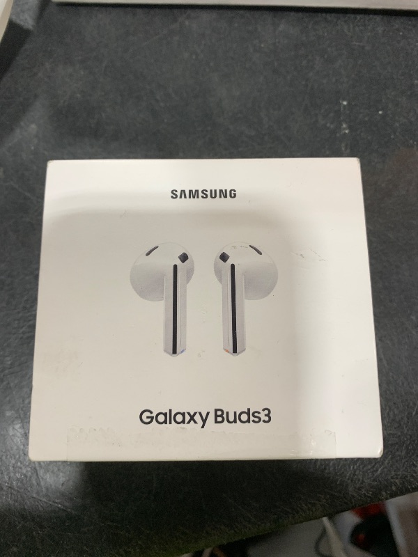 Photo 1 of GH68-Samsung Galaxy Buds 3 Pro AI True Wireless Bluetooth Earbuds, Noise Cancelling, Sound Optimization, Redesigned Comfort Fit, White [US Version, Amazon Exclusive, 2Yr Warranty]