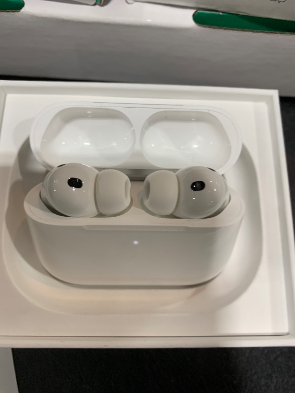 Photo 1 of Apple AirPods Pro 3 Wireless Earbuds, Active Noise Cancellation, Live Translation, Heart Rate Sensing,Hearing Aid Feature,Bluetooth Headphones,Spatial Audio, High-Fidelity Sound, USB-C Charging, White