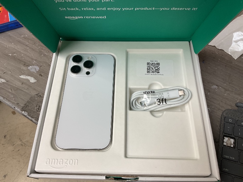 Photo 1 of Apple iPhone 16 Pro, US Version, 256GB, White Titanium - Unlocked (Renewed Premium)