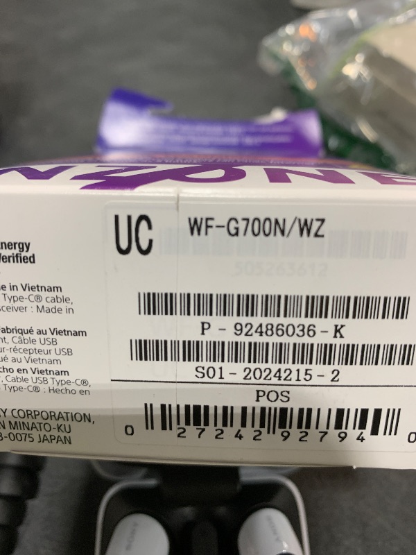 Photo 1 of Sony WFG700N/W INZONE Buds Truly Wireless Noise Cancelling Gaming Earbuds, White Bundle with 2 YR CPS Enhanced Protection Pack and Audio Essentials Software