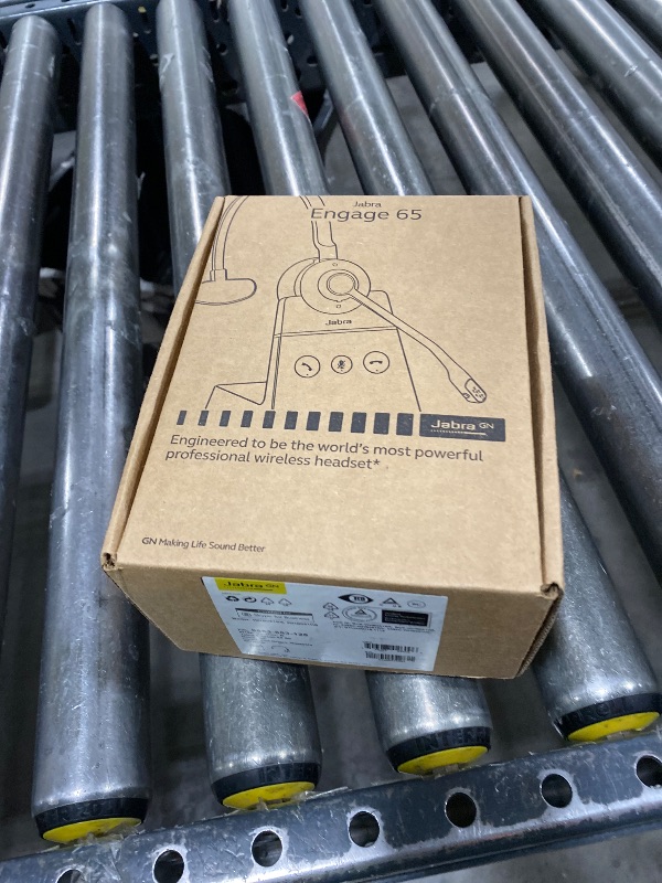 Photo 1 of Jabra Engage 65 SE (Second Edition) Wireless Headset, Single-Ear – Telephone Headset with Industry-Leading Wireless Performance, Advanced Noise-Cancelling Microphone, All Day Battery Life - Black