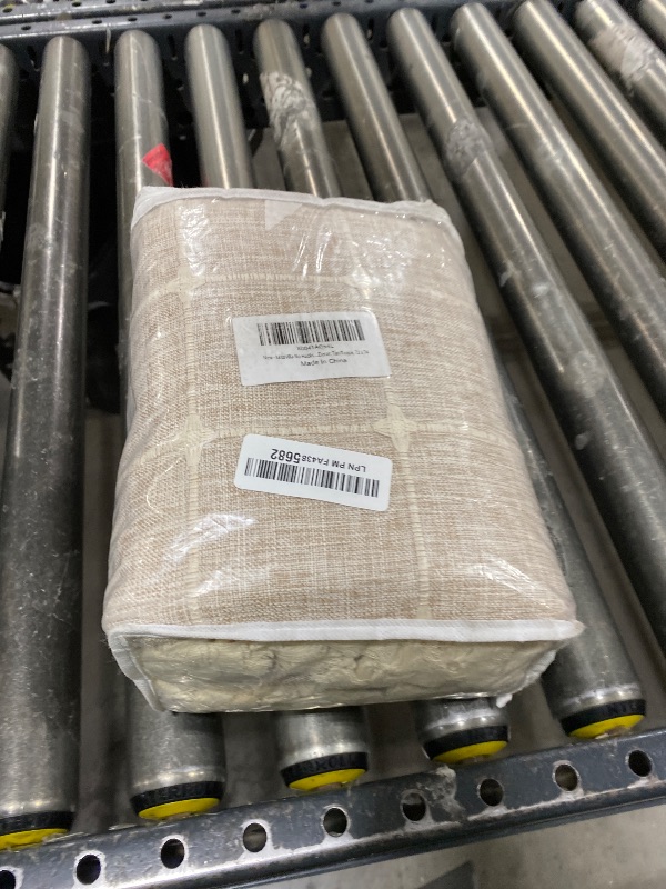 Photo 1 of MitoVilla No Hooks Needed Boho Farmhouse Shower Curtain with Snap-in Liner, Cotton Linen Fabric Shower Curtains with Tassels for Rustic Neutral Bathroom Decor, Tan/Taupe, 72 x 74