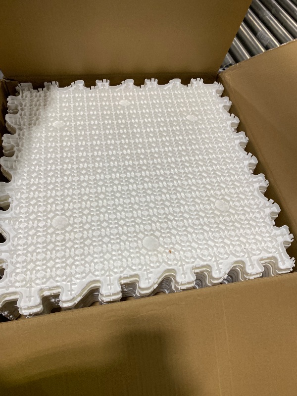 Photo 1 of Skateable Synthetic Ice Tiles – 18”×18” Interlocking Tiles for Skating, Shooting & Stickhandling – Self-Lubricating, Durable Surface for Indoor & Outdoor Year-Round Training (10 pcs/pack, 21 SQFT)