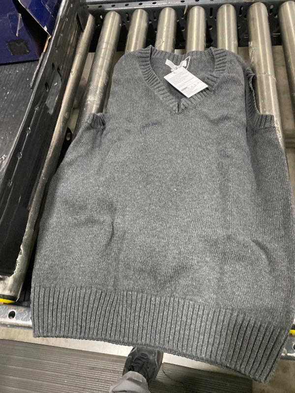 View 3 of Women's Sweater Vest Crew Neck Sleeveless Pullover Sweater Classic Basic Solid Ribbed Knit Tank Tops (v neck)
