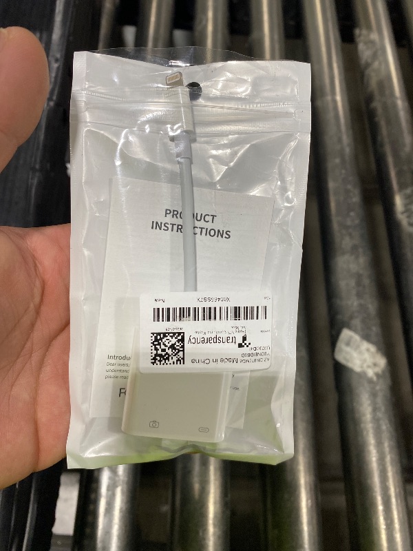 Photo 1 of [Apple MFi Certified] Lightning to USB Camera Adapter with Charging Port for iPhone, USB3 Female OTG Adapter Compatible with iPhone/iPad Card, Readers, USB...