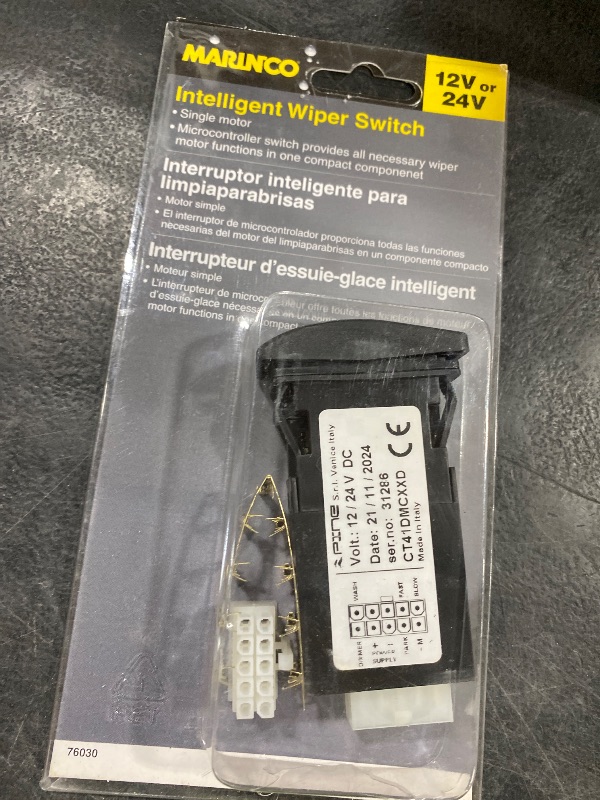 Photo 1 of Marinco 76030 Intelligent Wiper Switch