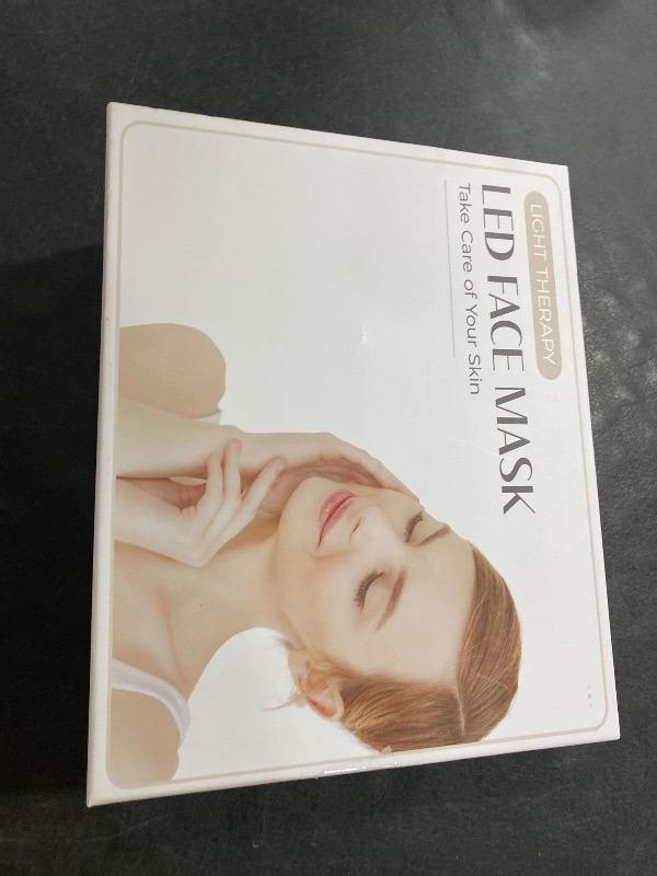 Photo 1 of EVFOFO Red Light Mask for Face, 7 Custom Modes with Infrared, 850nm Infrared & Red Light Masks, Portable with Timer for Home Use