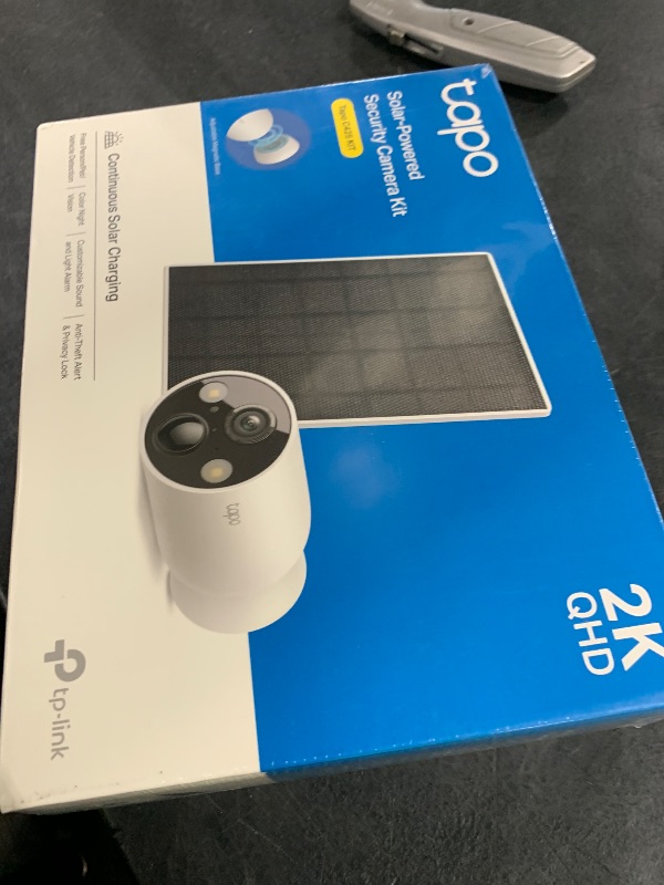 Photo 1 of Tapo MagCam 2K+ Outdoor Wireless Security Camera - Battery Power with Solar Charging, Magnetic Mount, Person/Vehicle Detection, Subscription-Free Local Storage or Optional Cloud, Works with Alexa