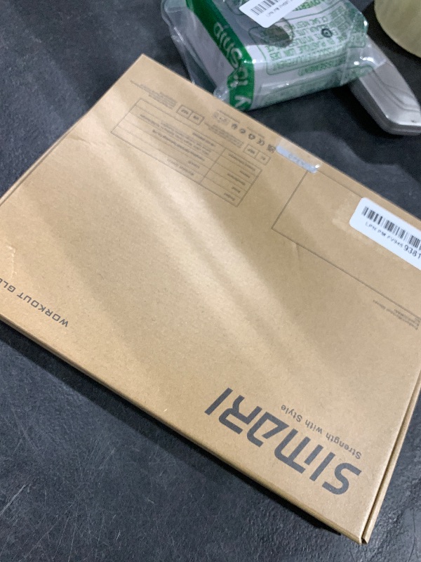 Photo 1 of SIMARI Breathable Workout Gloves for Men Women, Padded Weight Lifting Gloves with Wrist Wraps Support, Full Palm Protection, Grip for Gym Training, Fitness, Weightlifting, Exercise Fingerless Black