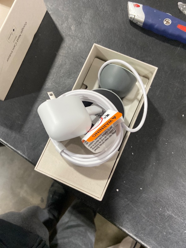 Photo 1 of Google Nest Cam Indoor (Wired, 3rd Gen) - Security Camera with 2K Video and Gemini, Night Vision, 2-Way Audio, Works with Google Home - 2025 Model - Hazel