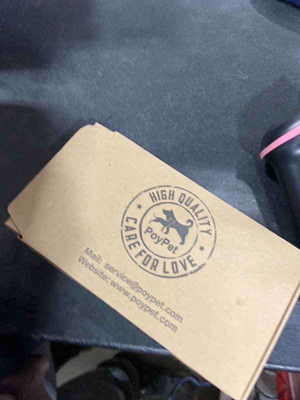 Photo 1 of PoyPet No Pull Dog Harness, [Release on Neck] Reflective Adjustable No Choke Pet Vest with Front & Back 2 Leash Attachments(Checkered Beige,XS)