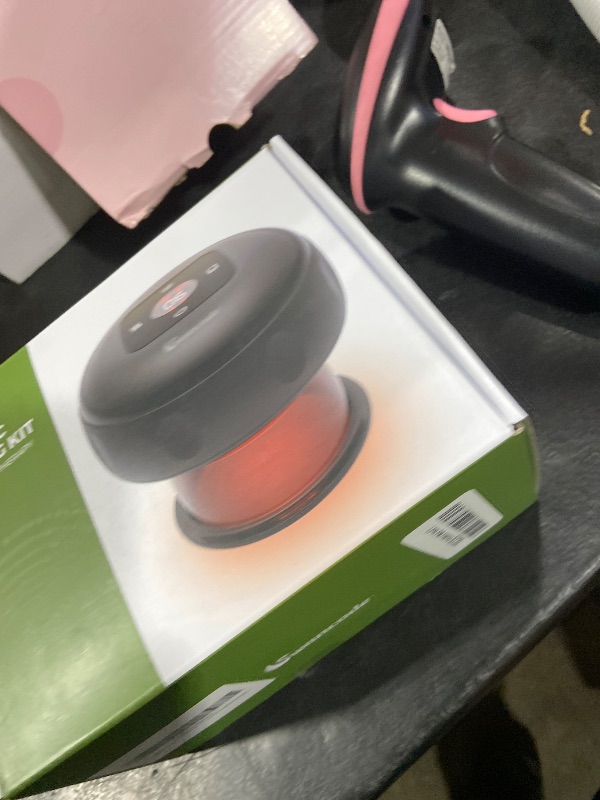 Photo 1 of 1 Pack 5-in-1 Smart Cupping Therapy Massager, Electric Cupping Device with Red Light, Dynamic Cupping Therapy Set with 12-Level Suction & Heat, Cupping Machine for Muscle Pain Relief, Knots, Soreness