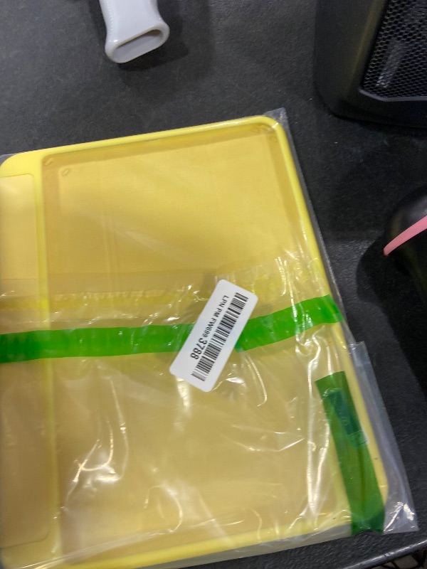 Photo 1 of Wenlaty Compatible with iPad (A16) 11th Generation Case 11 Inch 2025, for iPad 10th Generation Case 10.9 Inch 2022 with Pencil Holder, Trifold Stand Protective Clear Back, Auto Wake/Sleep, Yellow