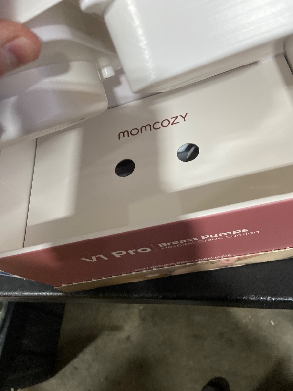 Photo 1 of Momcozy Breast Pump V1 Pro Hospital-Grade, Hands-Free & Portable Wearable Pump, Upgraded Electric Pump with 3 Fine-Tuned Rhythms|15 Levels, Come with Leak-Proof DoubleFit Flange, Cozy Red.