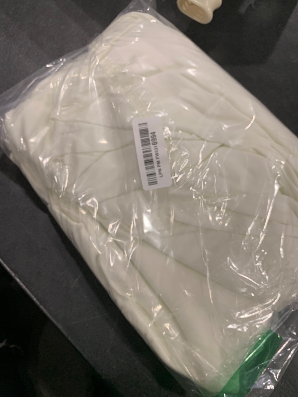 Photo 1 of 10 ft x 10 ft Wrinkle Free Ivory Backdrop Curtain for Wedding Parties, Polyester Ivory Photo Backdrop Drapes 2 Panels 5x10ft for Baby Shower Photoshoot Engagement Birthday Party Photography Background