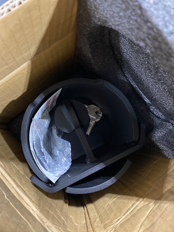 Photo 1 of NUOVEPE Trailer Lock Fits 2 Inch Couplers, Secures Safety Chains Anti-Theft Ball Hitch Lock, Pry-Resistant & Heavy-Duty Trailer Hitch Locks for RV | Boat | ATV | Utility Trailer (Blue)