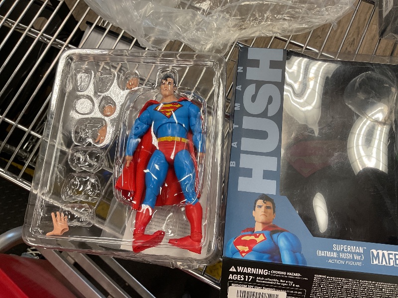 Photo 4 of DC Comics: Batman Hush: Superman Mafex Action Figure, Multicolor