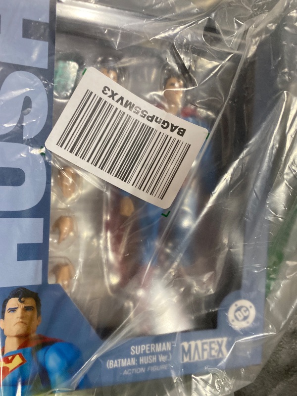 Photo 1 of DC Comics: Batman Hush: Superman Mafex Action Figure, Multicolor