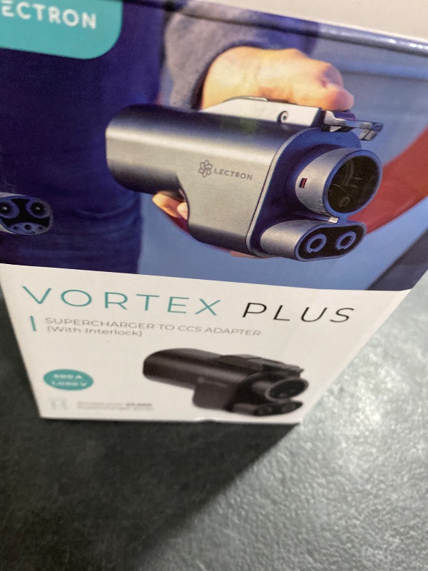 Photo 1 of Lectron NACS to CCS Electric Vehicle Adapter with Interlock - (500A/1,000V) - Compatible with Tesla Superchargers - CCS1 EV Fast Charging with Vortex Plus [Check Automaker for Compatibility] - UL 2252