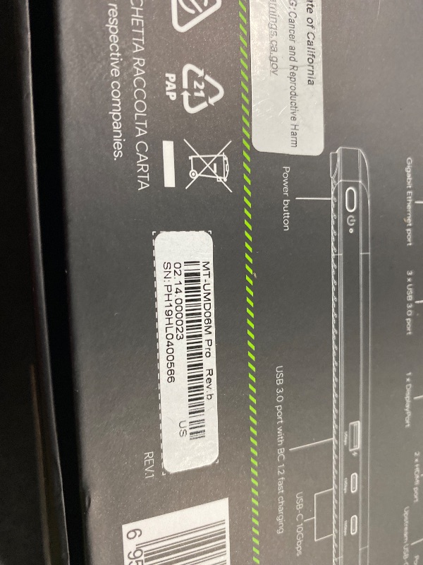 Photo 1 of Minthouz 12 in 1 Docking Station with 100W Charging, Triple Display, 1000Mbps LAN Port, Laptop Docking Station Monitor 8K@30Hz or 4K@144Hz, 4X USB-A, 2X USB-C, Ethernet Port, for Windows Mac Chrome