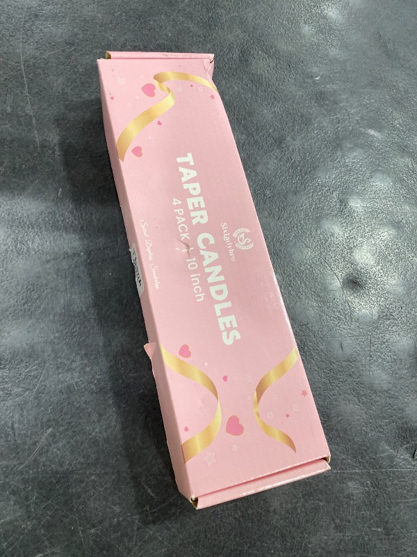 Photo 1 of 10 Inch Spiral Taper Candles for Home Decoration, 4 Pack Green-Gradient Candlesticks for Dinner Party Wedding Holiday Spring - Green Series