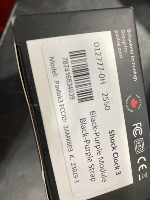 Photo 1 of Pavlok Shock Clock 3 | Smart Alarm for Heavy Sleepers & Habit Breakers | Vibration, Beep & Safe Zap Wake Up | App-Controlled | Waterproof & Sweatproof | Silent Alarm for Couples | 1-Year Warranty