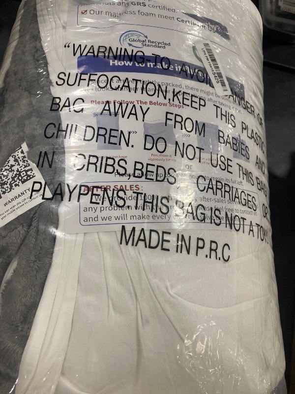 Photo 1 of Cymula Queen Mattress Topper Fleece Bubble Pillow Top Mattress Pad Cover for Back Pain Faux Fur Extra Thick Mattress Protector Soft with Fluffy Down Alternative, 8-21" Deep Pocket, White