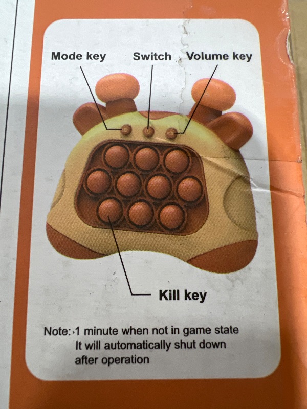 Photo 1 of )Quick Push Bubbles Game Console Decompression Whack-a-mole Fidget Sensory Toy US