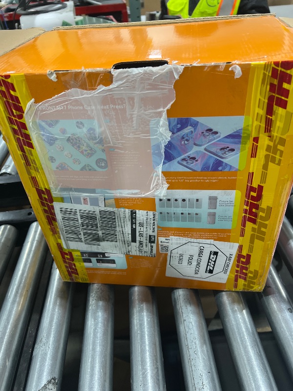 Photo 1 of HTVRONT Phone Case Heat Press Machine Compatible with iPhone & Android - Vacuum Heat Press H17 for Phone Cases- Sublimation Press for Custom Phone Case, Badges, Coasters, Includes Film & Fixture