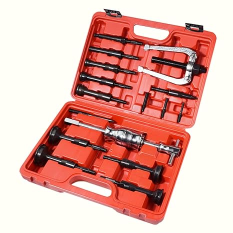 Photo 1 of 
16PCS Blind Hole Pilot Bearing Internal Extractor Puller W/Slide Hammer Removal Tool Kit