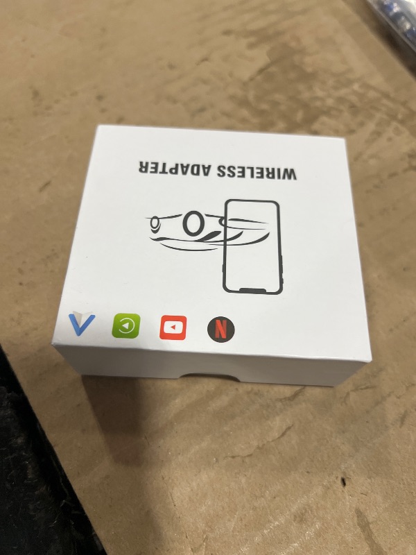 Photo 1 of GZPYC Wireless CarPlay Adapter AI Box for iPhone & Android Auto – YouTube & Netflix Support, TF Card Offline Playback, Plug and Play, Wired to Wireless Conversion, Stable 5.8GHz WiFi & Bluetooth 5.3