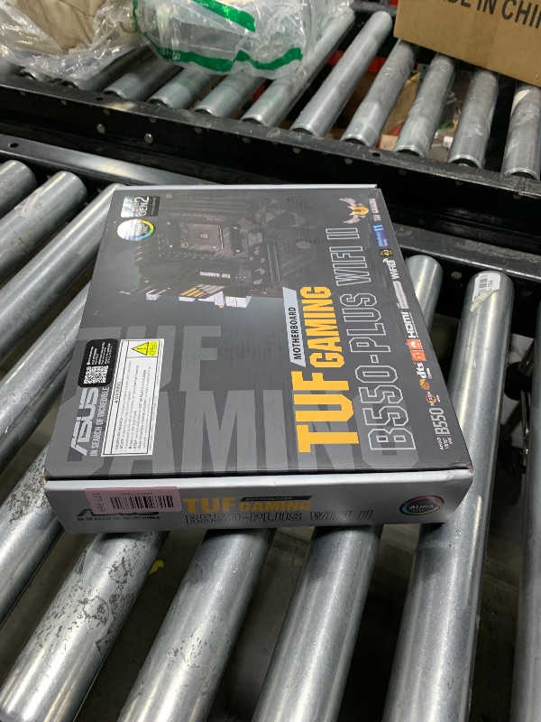 Photo 1 of ASUS TUF Gaming B550-PLUS WiFi II AMD AM4 (3rd Gen Ryzen™) ATX Gaming Motherboard (PCIe 4.0, WiFi 6, 2.5Gb LAN, BIOS Flashback, USB 3.2 Gen 2, Addressable Gen 2 RGB Header and Aura Sync)