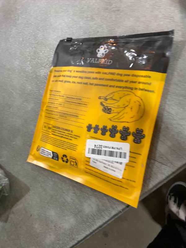 Photo 1 of ?VALFRID Paw Protector Anti Slip Paws for Dogs,Dog Grippers for Senior Dogs,Paw Pads for Hot Pavement, Durable Traction Pads for Hardwood Floors XXL Black 60 Pieces