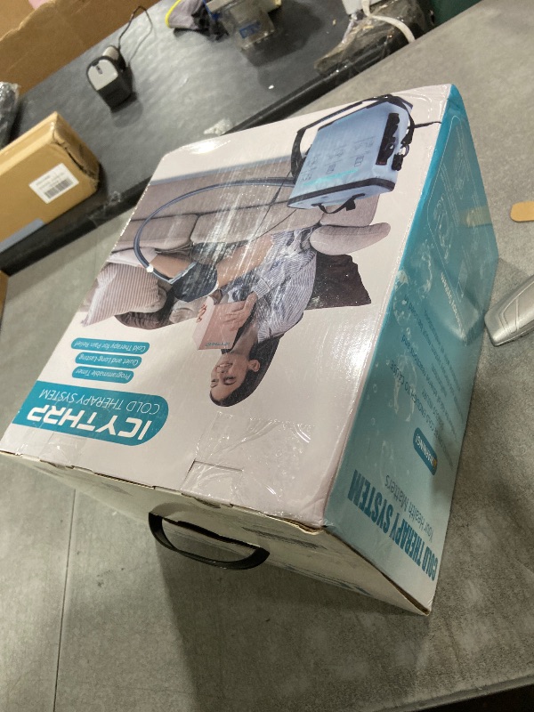 Photo 1 of ICYTHRP Cold Therapy Machine with Programmable Timer, Portable Ice Machine for Knee After Surgery, Knee Replacement Recovery System for Pain Relief w/Compression Pad for Shoulder, Hip and Ankle