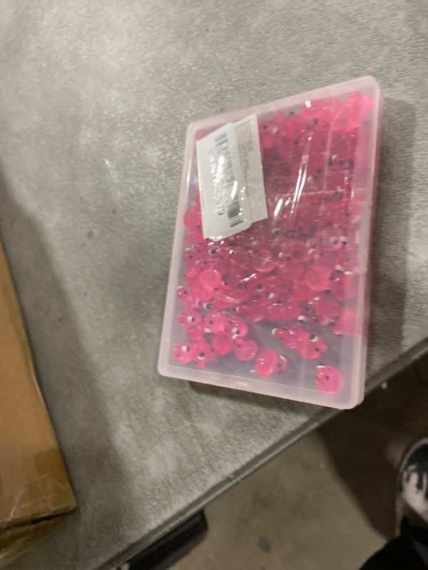 Photo 1 of 100 Pcs Luminous Mini Resin Flamingo Ducks, Tiny Ducks Figurines to Hide Miniature Pink Flamingo Glow in The Dark Small Animals for Micro Garden Cake Topper Landscape Aquarium Dollhouse Home Decor